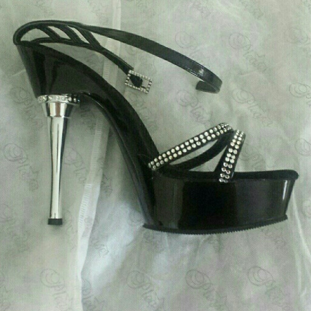 - Pleaser heels w/ rhinestones